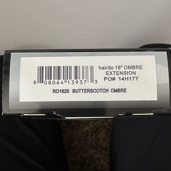 16” Ombré Hair Extension HAIR U WEAR Butterscotch Ombré RO 1625 Clip In - Picture 7 of 8